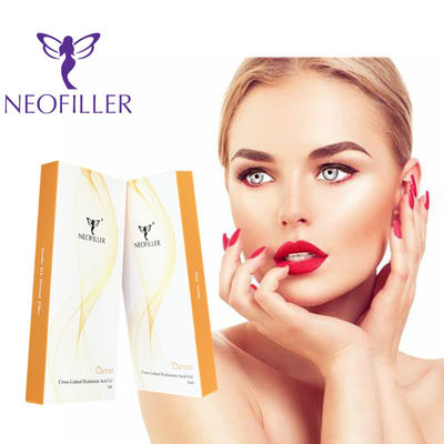 Transparan Cross Linked 24mg/ml Filler Dermal Untuk Injeksi Hipodermal Pada Suhu Kamar