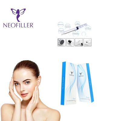 Injeksi Asam Hyaluronic Transparan Terhubung silang Untuk Injeksi Wajah