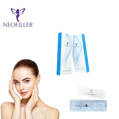Injeksi Asam Hyaluronic Transparan Terhubung silang Untuk Injeksi Wajah