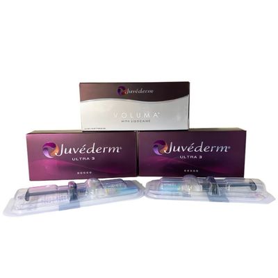 2ml perawatan wajah Juvederm Cross Linked Dermal Filler Injeksi Asam Hyaluronik