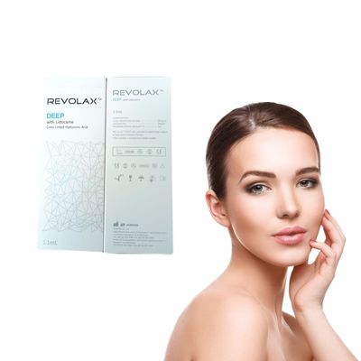 Revolax 1.1ml Hyaluronic Acid Dermal Filler Fine Deep Subq Untuk Menghaluskan Dan Mengisi