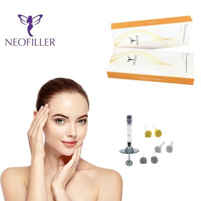 24mg/ml Filler Dermal Asam Hyaluronic Transparan Di Bawah Mata