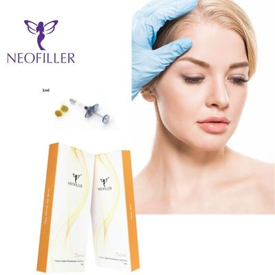 Gel Suntik Pengisi Dermal Asam Hyaluronik Transparan Peningkatan Peremajaan Wajah Kulit Muda Halus