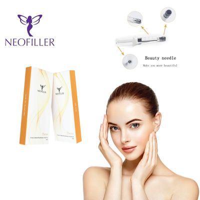2ml Hyaluronic Acid Dermal Filler Injectable Gel Muka Peningkat Situs Injeksi