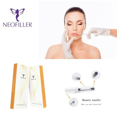 2ml Hyaluronic Acid Dermal Filler Injectable Gel Muka Peningkat Situs Injeksi