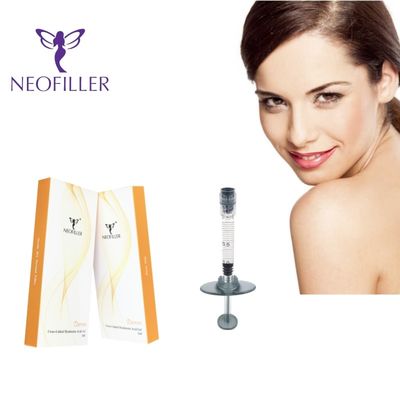 2ml Hyaluronic Acid Dermal Filler Injectable Gel Muka Peningkat Situs Injeksi