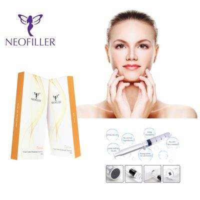 2ml Hyaluronic Acid Dermal Filler Injectable Gel Muka Peningkat Situs Injeksi