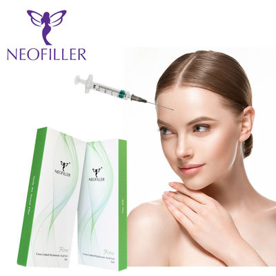 Asam Hyaluronic Transparan Pengisi Kulit Gel Injeksi Hipodermal Injeksi Penambahan Wajah