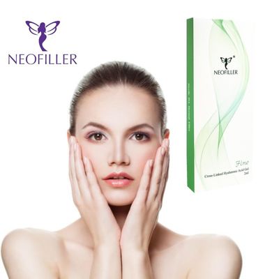 Asam Hyaluronic Transparan Pengisi Kulit Gel Injeksi Hipodermal Injeksi Penambahan Wajah