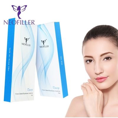 Sangat efektif 24mg-ml Hyaluronic Acid Dermal Filler Injectable Gel 9-12 Bulan Umur Panjang Penyimpanan pada suhu kamar