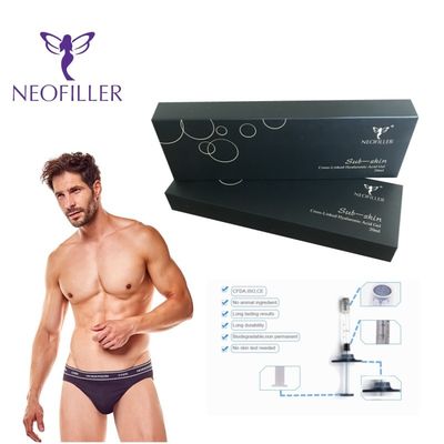 Pengisi Dermal Asam Hyaluronic 24mg-ml Transparan 5ml Gel Suntik Peningkatan Peremajaan Wajah Konsentrasi Tinggi