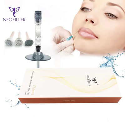 Neofiller 2ml Hyaluronic Acid Dermal Filler Lido Injectable Gel Peremajaan Wajah