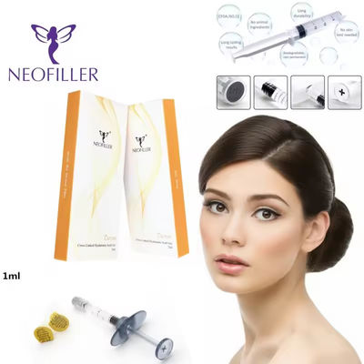 Neofiller 2ml Hyaluronic Acid Dermal Filler Lido Injectable Gel Peremajaan Wajah