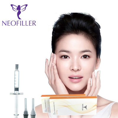 Filler Kulit Asam Hyaluronic Transparan Umur panjang 9-12 Bulan 24mg/ml Konsentrasi