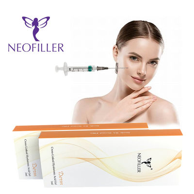 24mg/ml Hyaluronic Acid Filler untuk suntikan wajah Konsentrasi tinggi