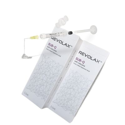 Pengisi Bibir Dermal 1.1ml Revolax Fine Deep Sub-Q Untuk Suntikan Asam Hyaluronic Anti Kerutan