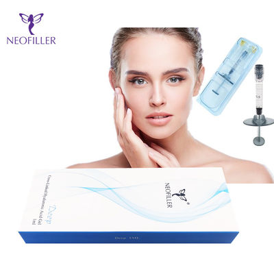 Pengisi Dermal Asam Hyaluronic 24mg-ml 5ml Gel Suntik Peningkatan Kontur Wajah Alami Halus