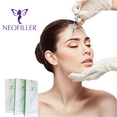Filler Dermal Asam Hyaluronic Transparan Dengan Konsentrasi 24mg/ml Kedalaman Injeksi Hipodermic