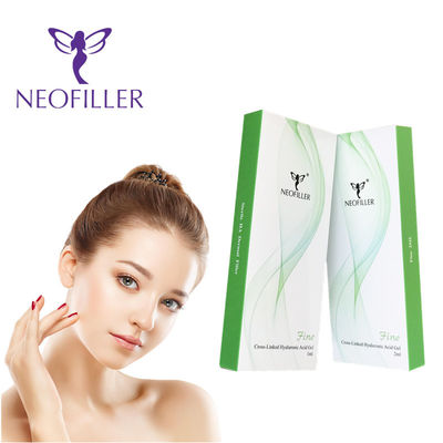 Filler Dermal Asam Hyaluronic Transparan Dengan Konsentrasi 24mg/ml Kedalaman Injeksi Hipodermic
