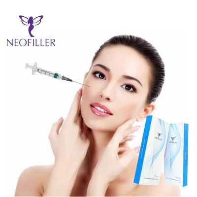 1Ml Gel Suntik Pengisi Kulit Asam Hyaluronik Solusi Peremajaan Wajah Tahan Lama Alami
