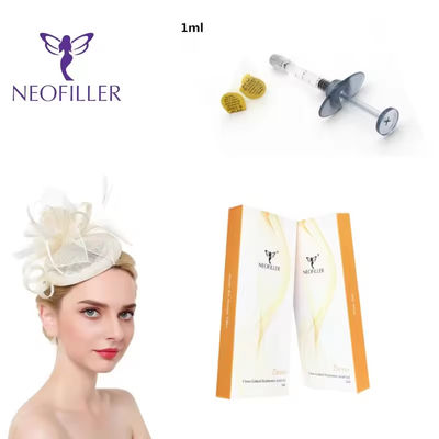 1 ml Asam Hyaluronic Dermal Filler Gel Injeksi 9-12 Bulan Peremajaan alami Peningkatan wajah