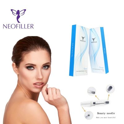 Pengisi Dermal Asam Hyaluronic Cross-Linking 1ml-20ml Gel Suntik Peningkatan Pengurangan Kerut Wajah