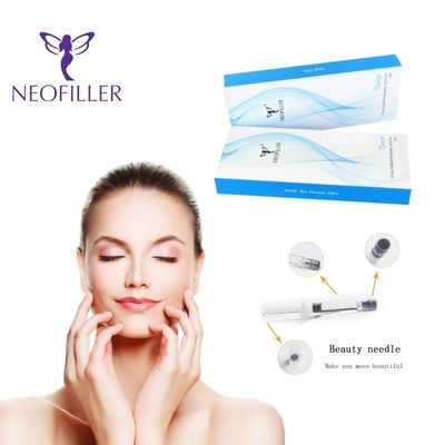Pengisi Dermal Asam Hyaluronic Cross-Linking 1ml-20ml Gel Suntik Peningkatan Pengurangan Kerut Wajah