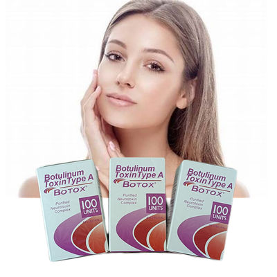 Pengisi Dermal Panas Botox Anti Kerutan Wajah Toksin Botulinum 100 Unit