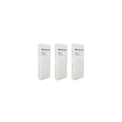 Revolax Dermal Filler Rumus Injeksi Sub-Q Rendah untuk Pengurangan Garis Wajah dan Restorasi Volume