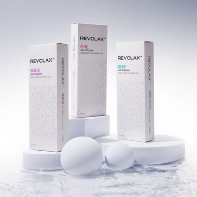 Hasil jangka panjang dengan Revolax Dermal Filler 6-12 bulan Durasi efek