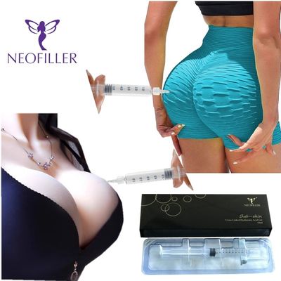 9-12 Bulan Umur Panjang Asam Hyaluronic Dermal Filler Gel Injeksi Meningkatkan Fitur Wajah yang terlihat alami
