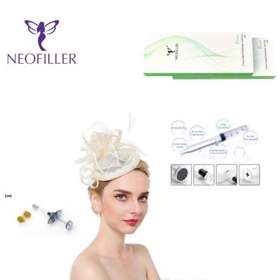 Hyaluronic Acid Filler Dermal Gel Injeksi Penampilan muda tahan lama Peningkatan wajah