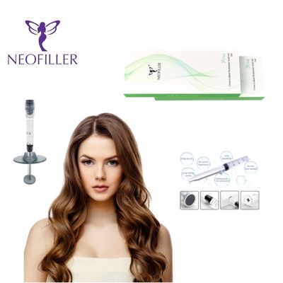 Hyaluronic Acid Filler Dermal Gel Injeksi Penampilan muda tahan lama Peningkatan wajah