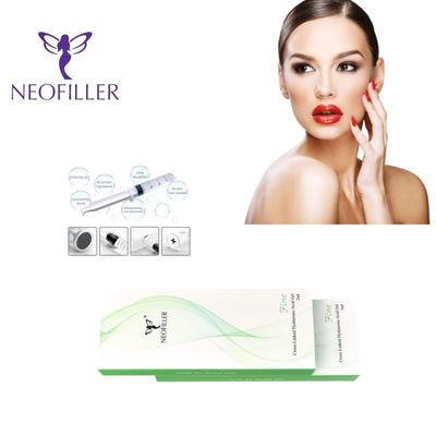 Hyaluronic Acid Filler Dermal Gel Injeksi Penampilan muda tahan lama Peningkatan wajah