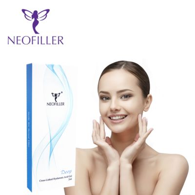 9-12 Bulan Umur Panjang Asam Hyaluronic Filler Kulit Injeksi Hipodermal Aman Efektif Peremajaan Wajah