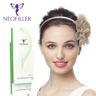 5ml Asam Hyaluronic Dermal Filler Injectable Gel 9-12 Bulan Umur Panjang Peningkatan Peremajaan Wajah