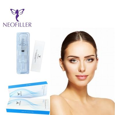 Neofiller 24mg-ml Hyaluronic Acid Dermal Filler Cross-Linked Injectable Gel 9-12 Bulan Formula umur panjang