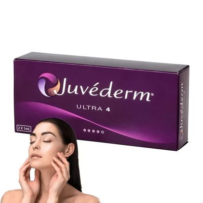 Juvederm Dermal Filler Injectable Gel dengan Cross-Linked Hyaluronic Acid selama 6-9 Bulan Durasi dalam 2ml Syringe
