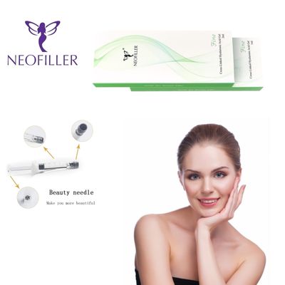 Cross-Linking 24mg-ml Hyaluronic Acid Dermal Filler Injectable Gel 9-12 Bulan Umur Panjang Peningkatan Wajah
