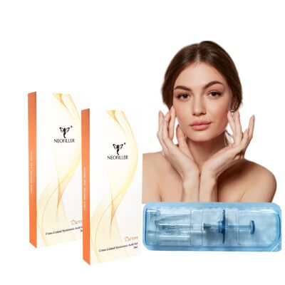 Neofiller Youthful Glow Hyaluronic Acid Dermal Filler dengan Konsentrasi 24mg/ml untuk Ketahanan 9-12 Bulan melalui Suntikan Hipodermik