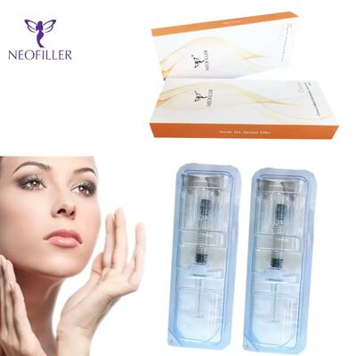 Neofiller Youthful Glow Hyaluronic Acid Dermal Filler dengan Konsentrasi 24mg/ml untuk Ketahanan 9-12 Bulan melalui Suntikan Hipodermik