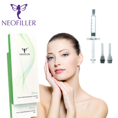 24mg-ml Asam Hyaluronic Dermal Filler Gel Suntik Pengurangan Kerutan Wajah 9-12 Bulan Umur Panjang Penyimpanan pada suhu kamar