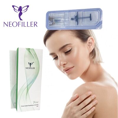 24mg-ml Asam Hyaluronic Dermal Filler Gel Suntik Pengurangan Kerutan Wajah 9-12 Bulan Umur Panjang Penyimpanan pada suhu kamar