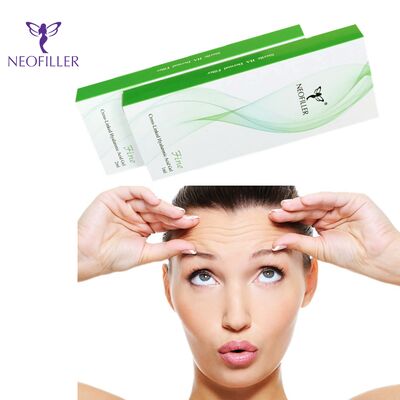 24mg-ml Asam Hyaluronic Dermal Filler Gel Suntik Pengurangan Kerutan Wajah 9-12 Bulan Umur Panjang Penyimpanan pada suhu kamar