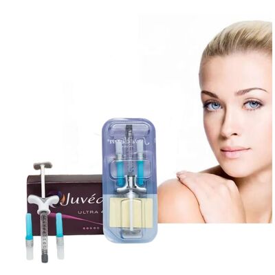 Pembesaran Bibir Juvederm Dermal Filler Cross-Linked Asam Hyaluronic Solusi Pemampatan Tahan Lama