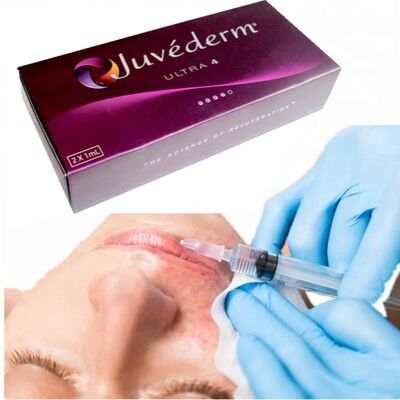 Pembesaran Bibir Juvederm Dermal Filler Cross-Linked Asam Hyaluronic Solusi Pemampatan Tahan Lama