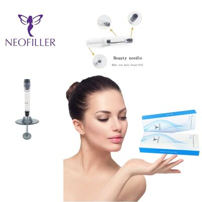 Neofiller 24mg-ml Asam Hyaluronic Dermal Filler Jarum Suntik Steril Gel Suntik Peningkatan Injeksi Wajah