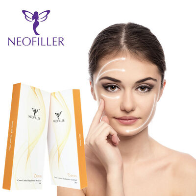 24mg-ml Asam Hyaluronic Dermal Filler Gel Injeksi Terpisah 9-12 Bulan Umur Panjang Peningkatan Volume Wajah