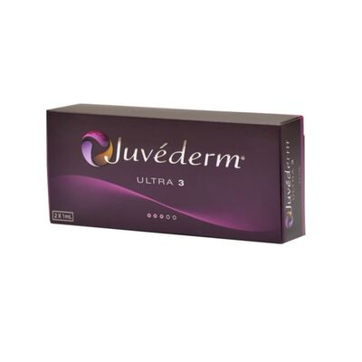 Juvederm Dermal Filler dengan Cross Linked Hyaluronic Acid untuk Hasil yang Lama di 2*1ml Syringes