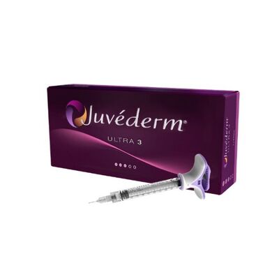 Plumping Juvederm Dermal Filler Hyaluronic Acid Injectable Gel Volume Wajah Pengembangan Kontur